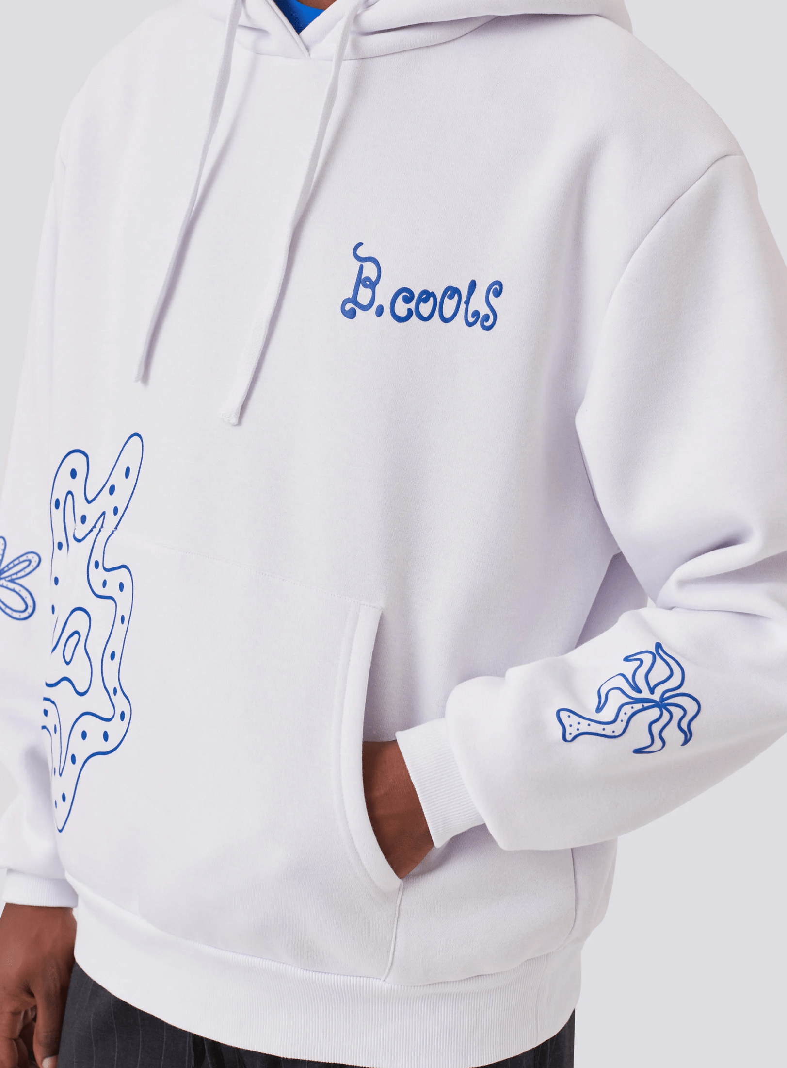 BARNEY COOLS Planet hood - White