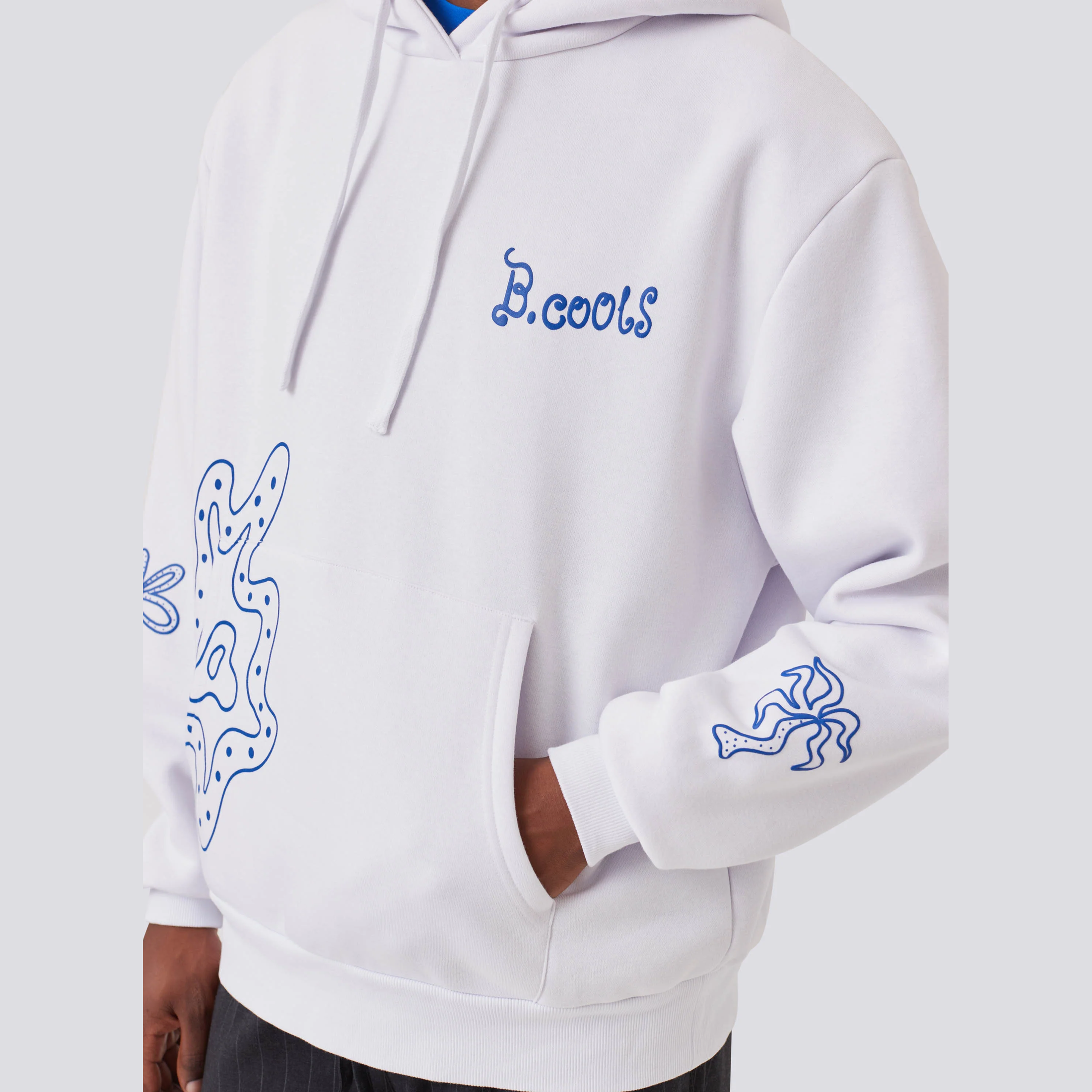 BARNEY COOLS Planet hood - White