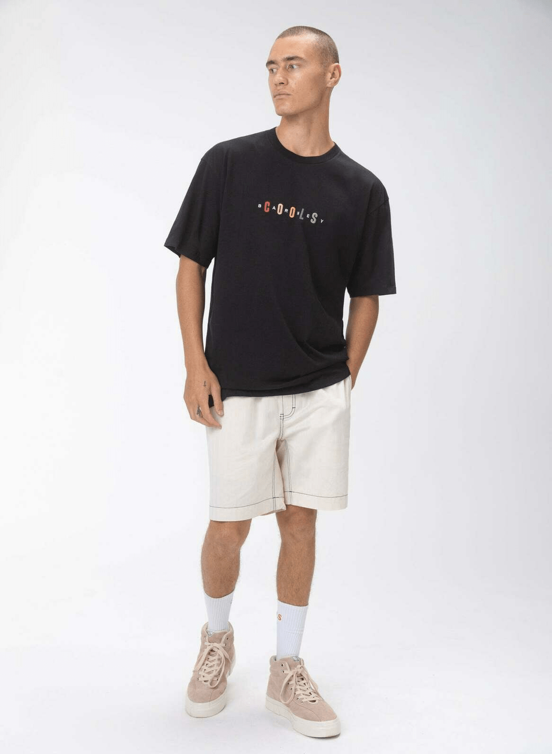 Barney cools 90s homie tee black
