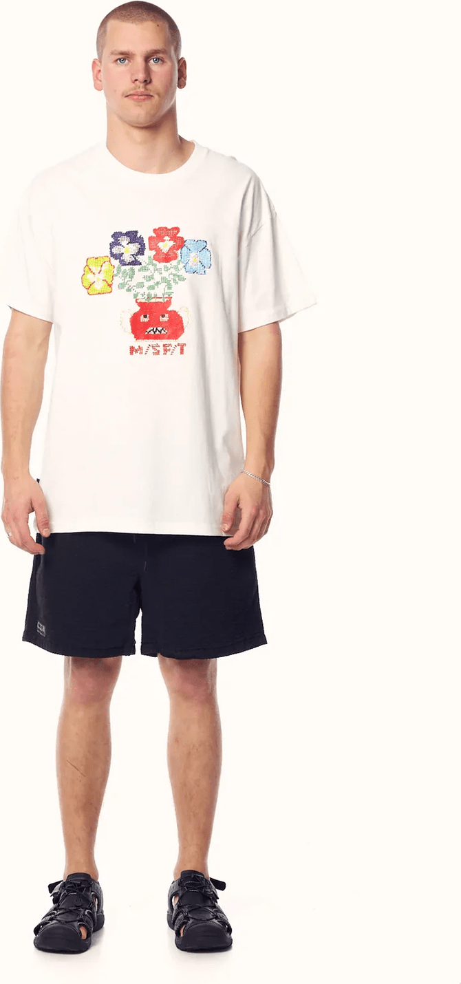 Misfit - toxic treats 50/50 ss tee - washed white