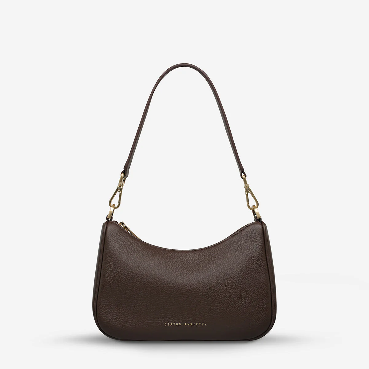 STATUS ANXIETY Look Both Ways Bag - Cocoa/Brushed Gold