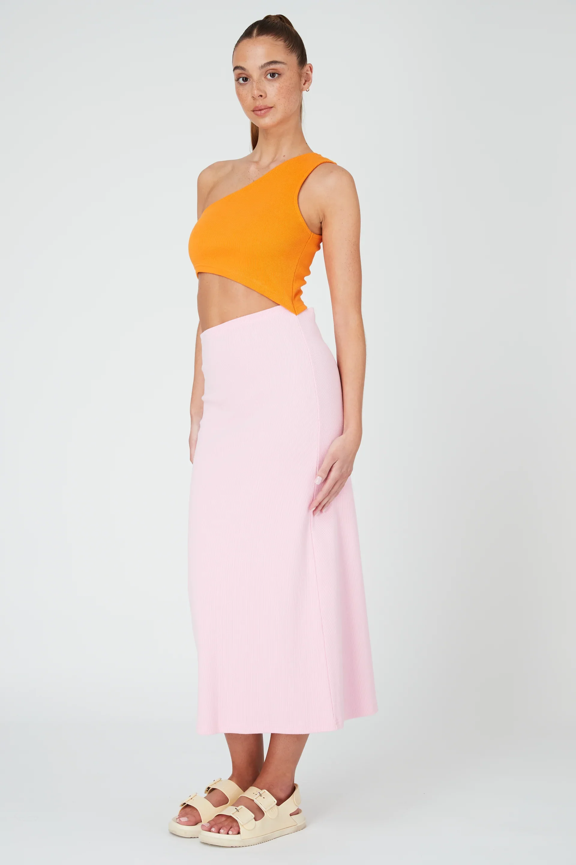 Summi Summi Gemini Midi - Tangerine / Candy Pink