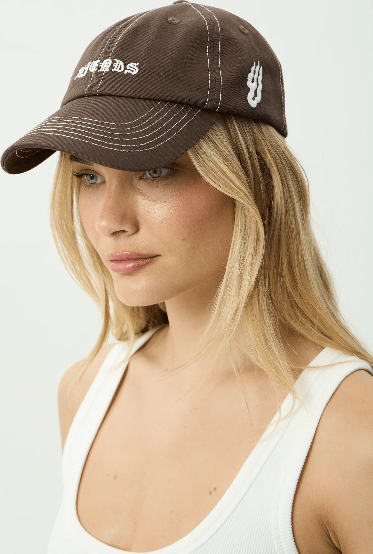 AFENDS Breathe six panel cap - Coffee