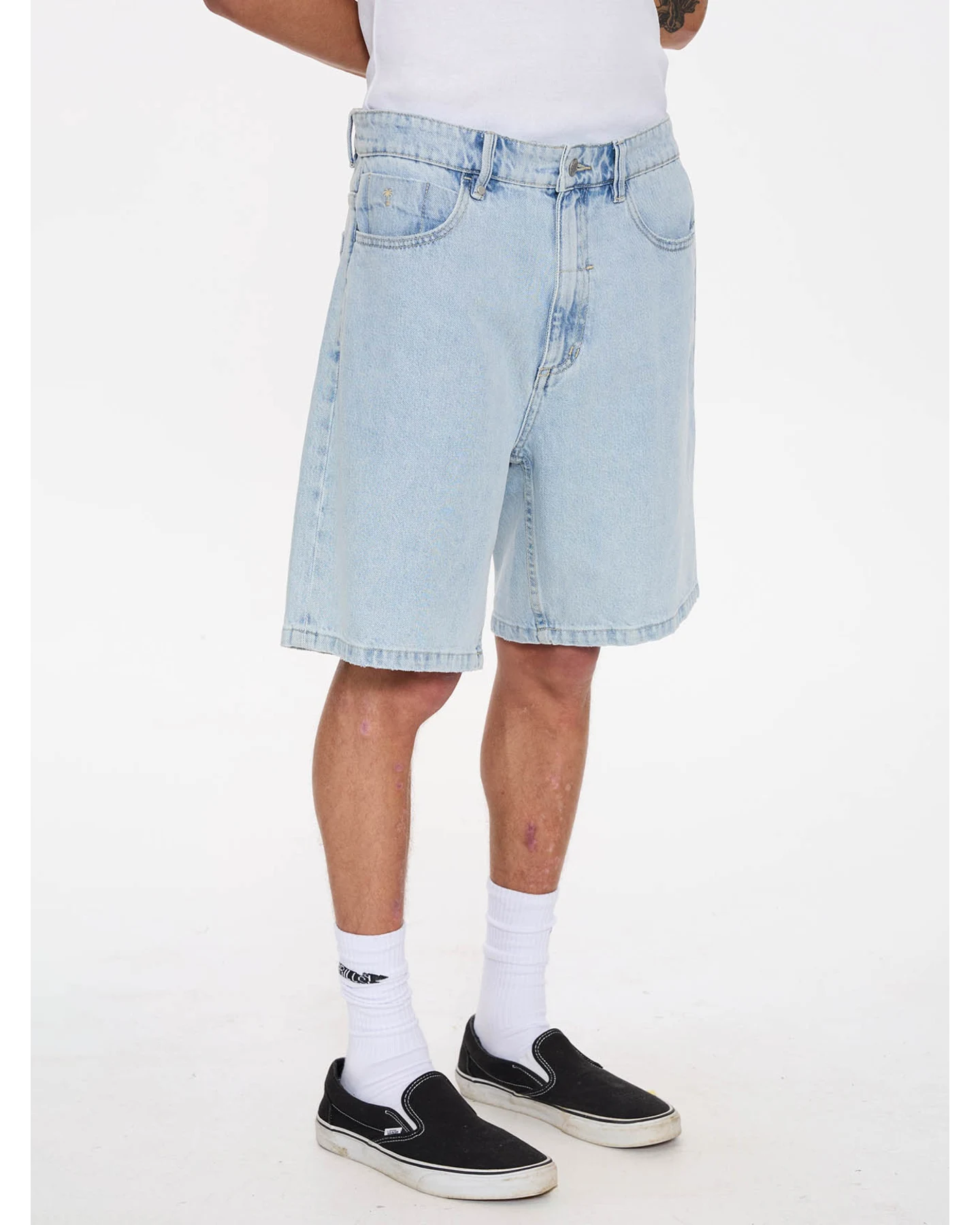 THRILLS Slacker Denim Short - Serenity Blue