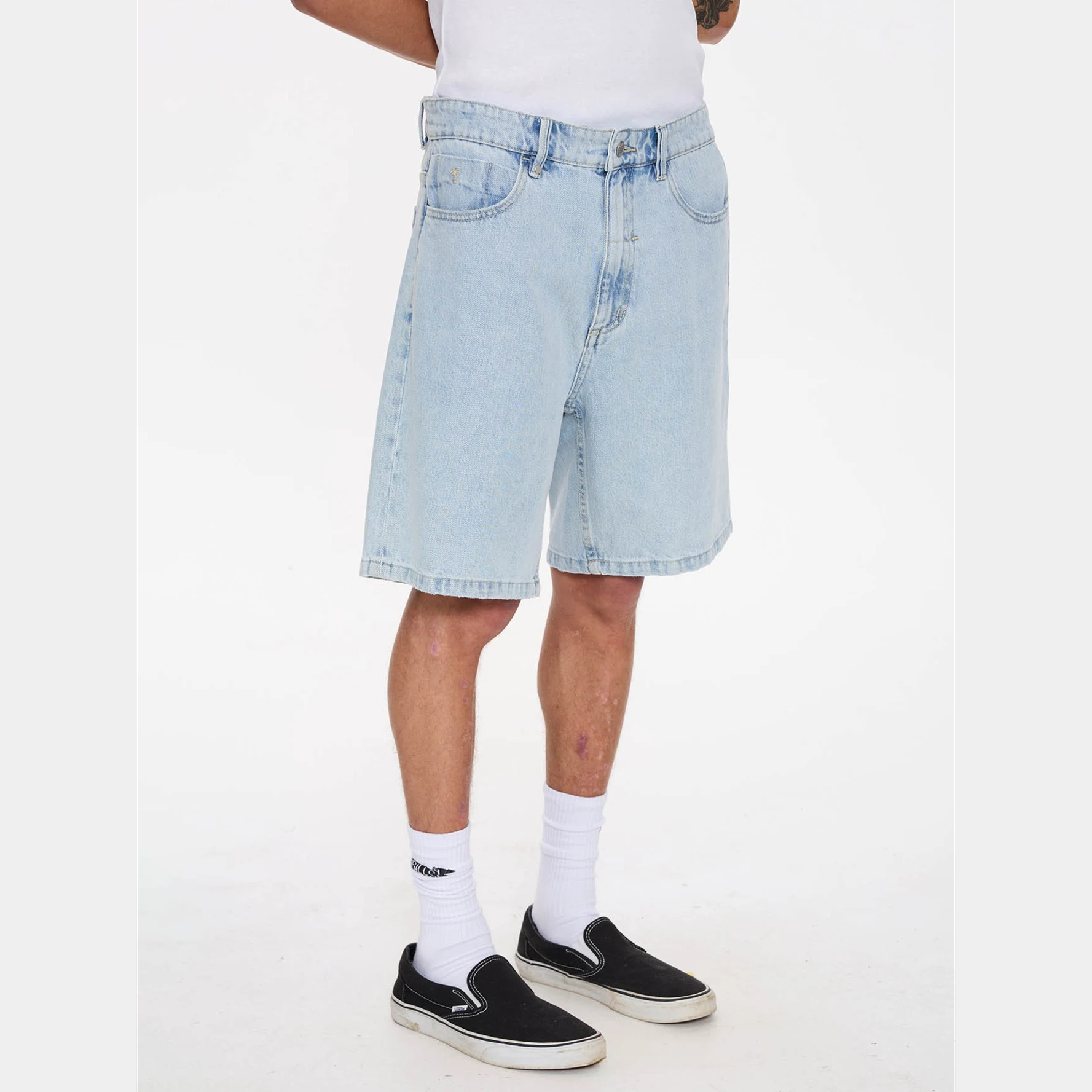 THRILLS Slacker Denim Short - Serenity Blue