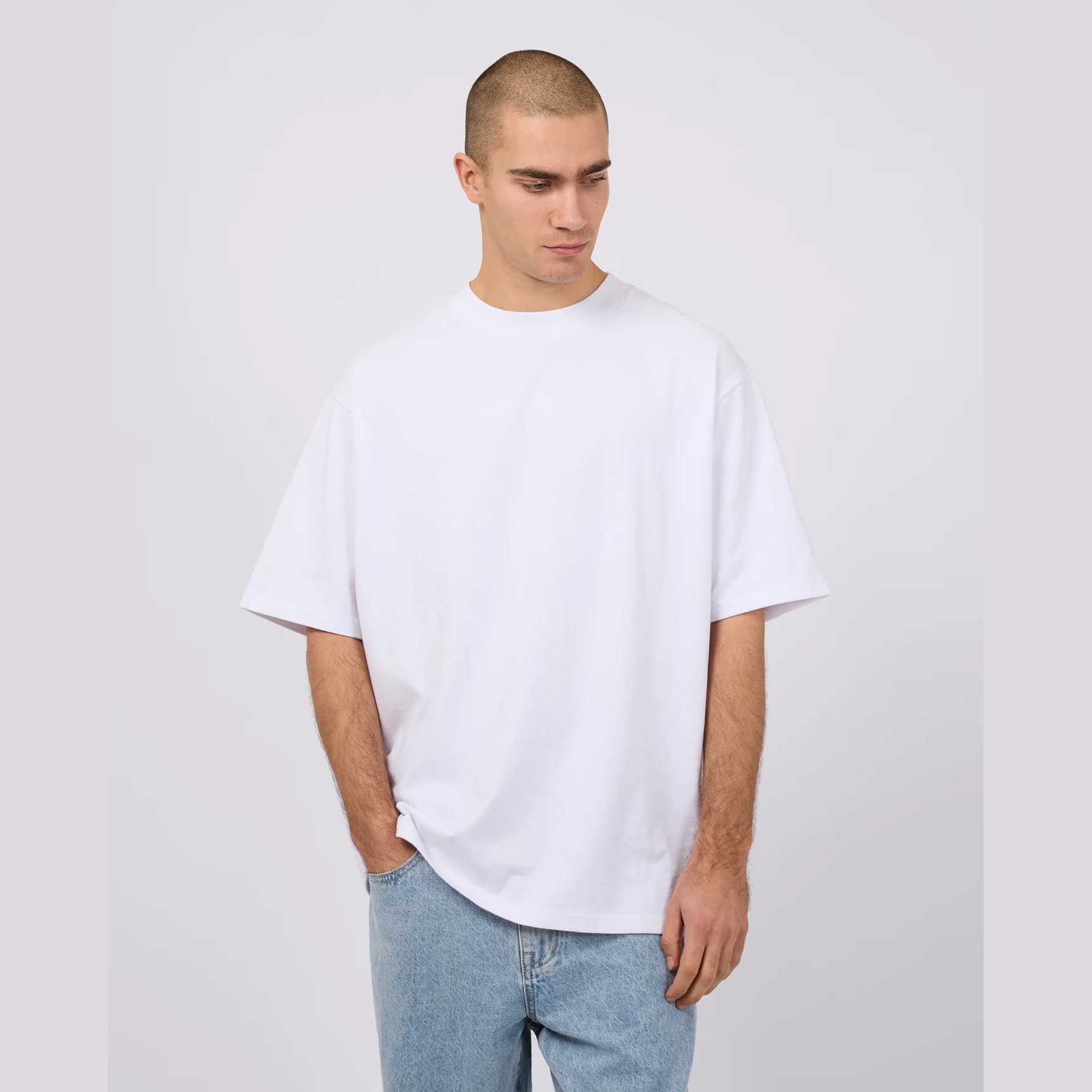 SILENT THEORY Heavy weigh tee - White