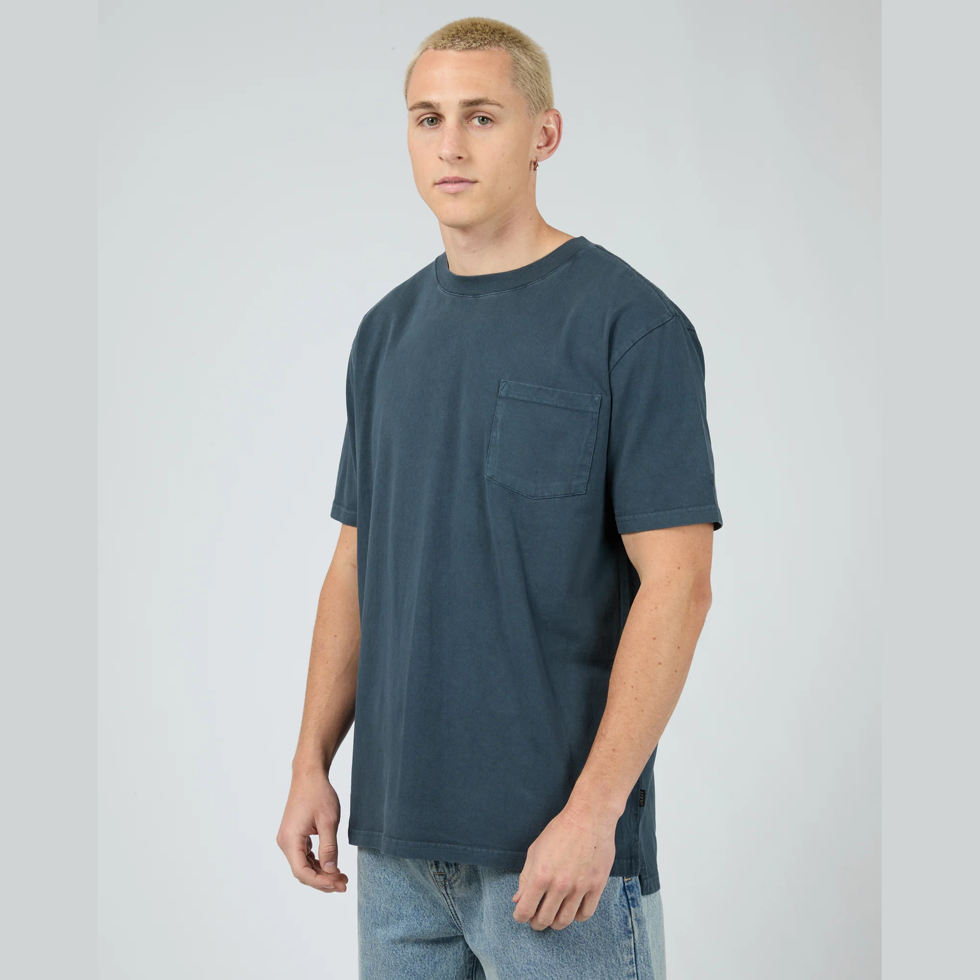 SILENT THEORY Surplus pocket tee - Navy
