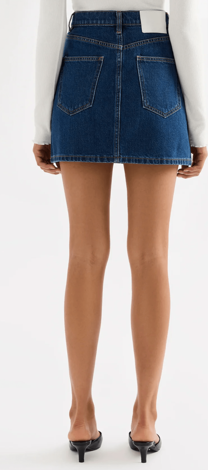 NUDE LUCY Sia Denim Mini Skirt - Force blue