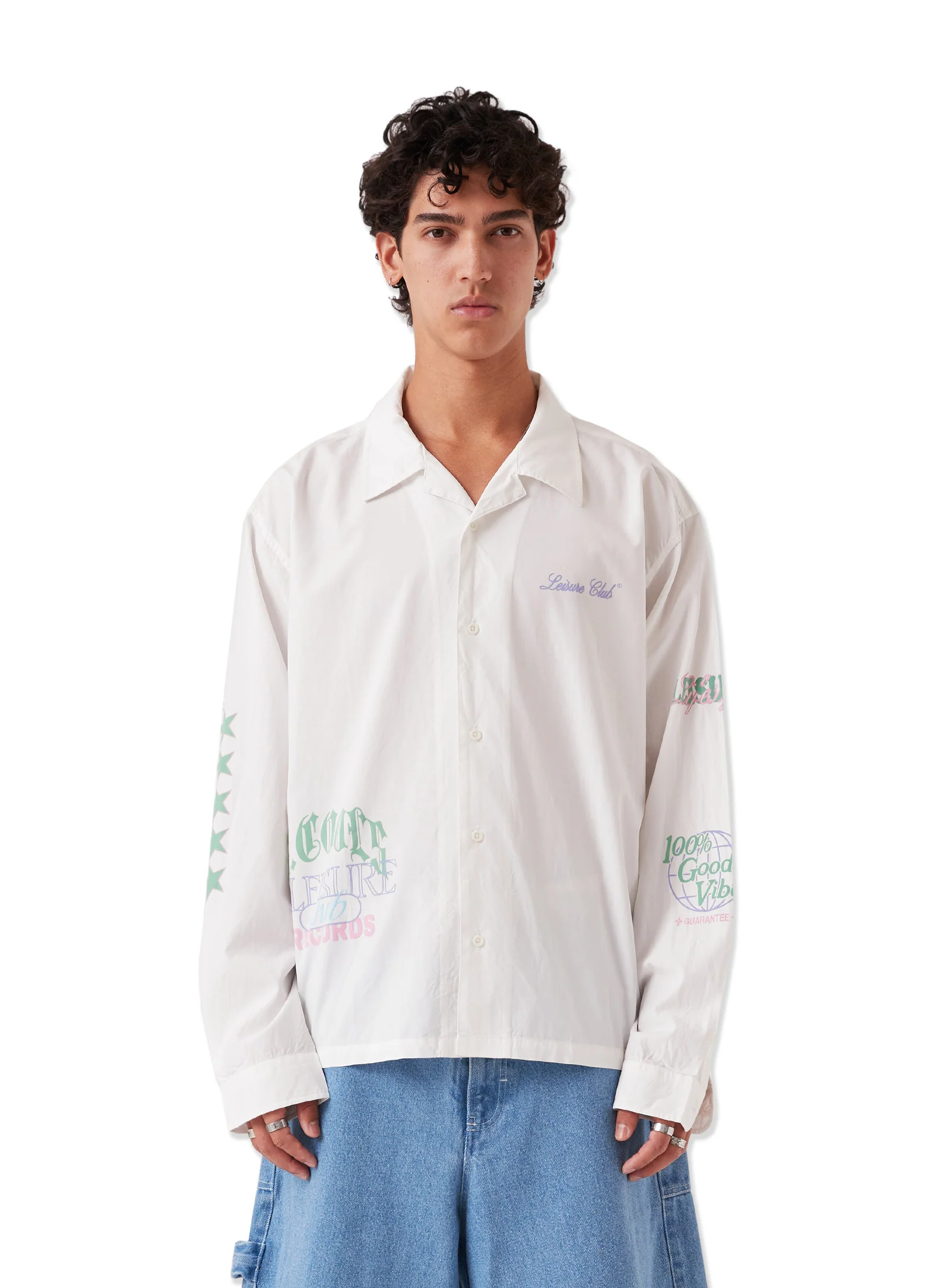 BARNEY COOLS Medley ls shirt - White