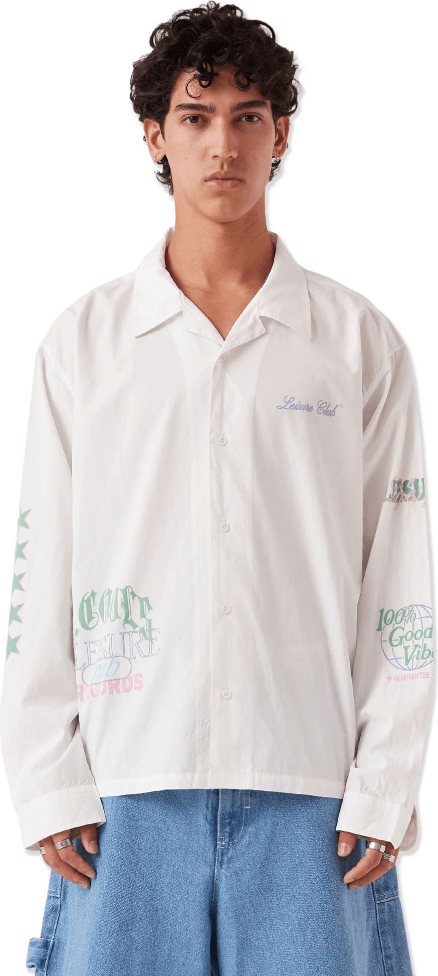 BARNEY COOLS Medley ls shirt - White