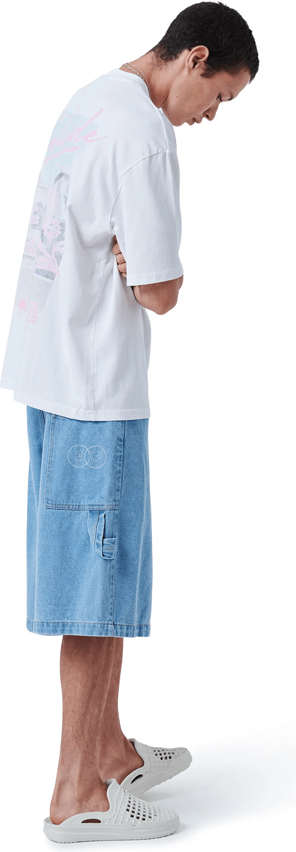 BARNEY COOLS Mixtape T-shirt White