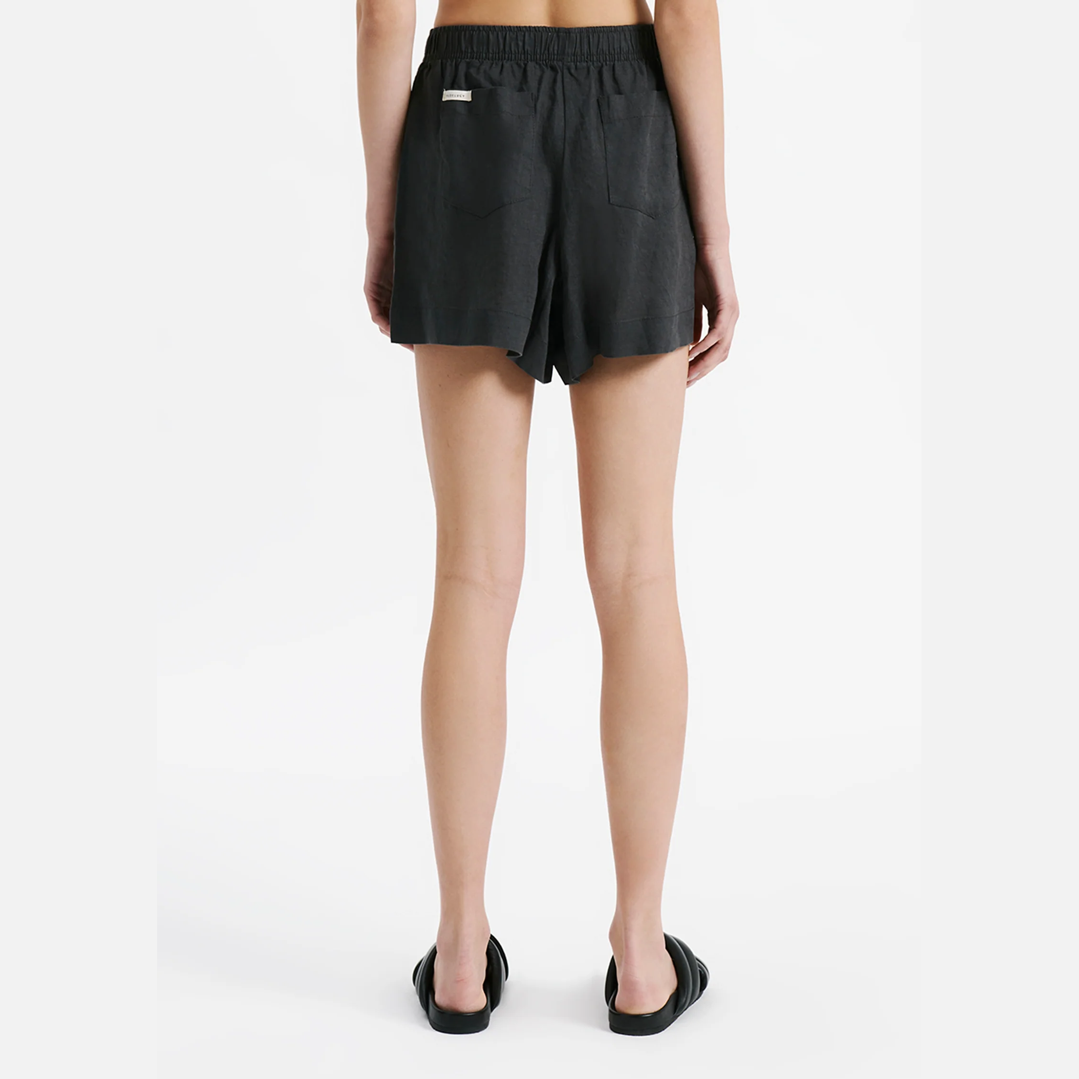 Nude lucy lounge linen short - coal