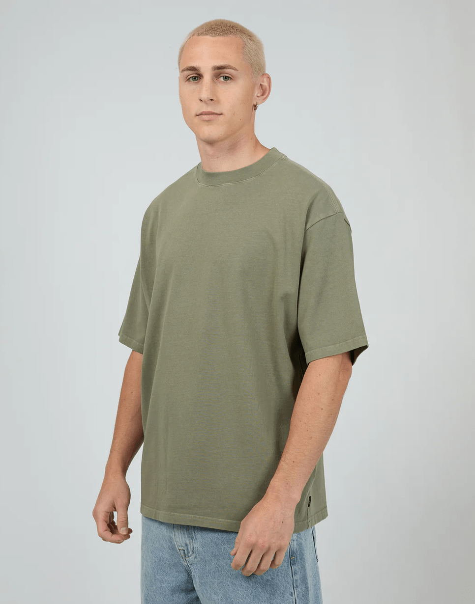 SILENT THEORY Heavy weight tee - Khaki