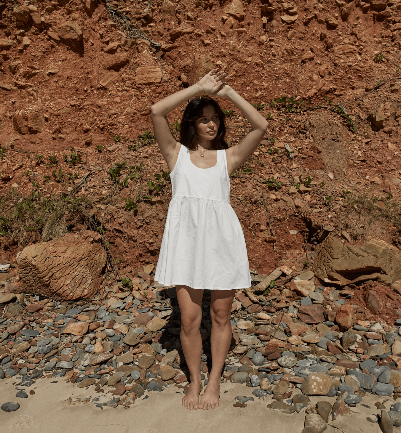 AFENDS Jesse mini dress - White