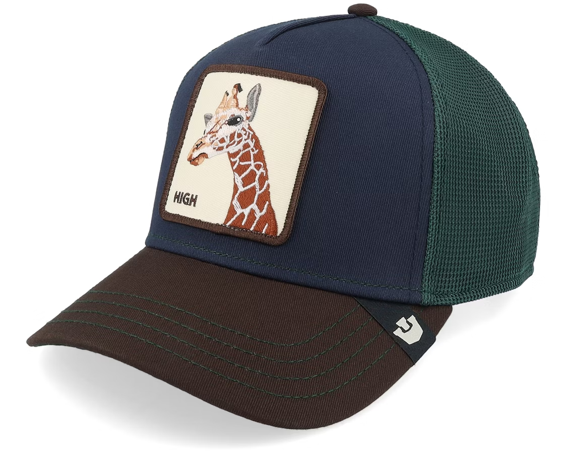 GOORIN BROS Tricolor Giraffe Tri Tone Multi Color A-Frame Trucker