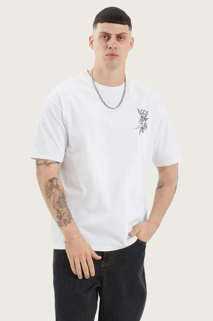 KSCY Gagie box fit tee - Optical white