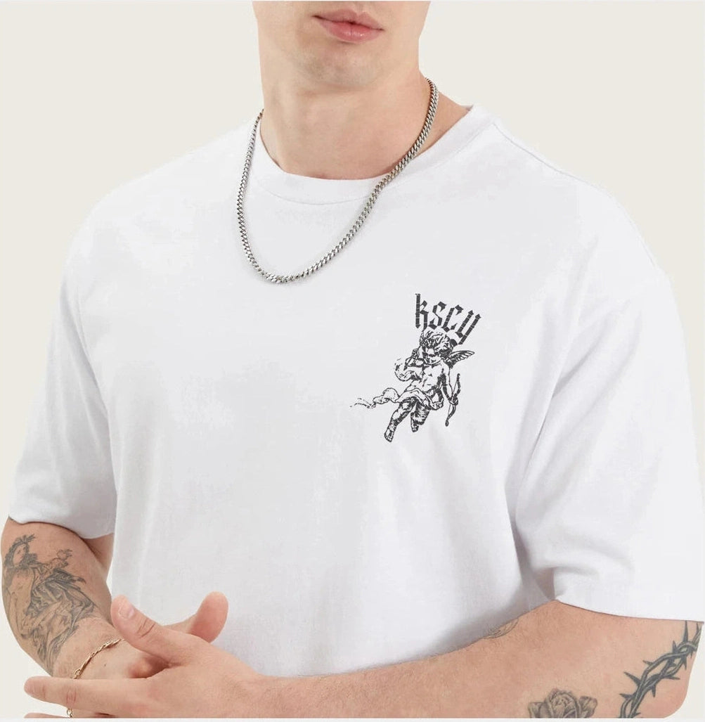 KSCY Gagie box fit tee - Optical white