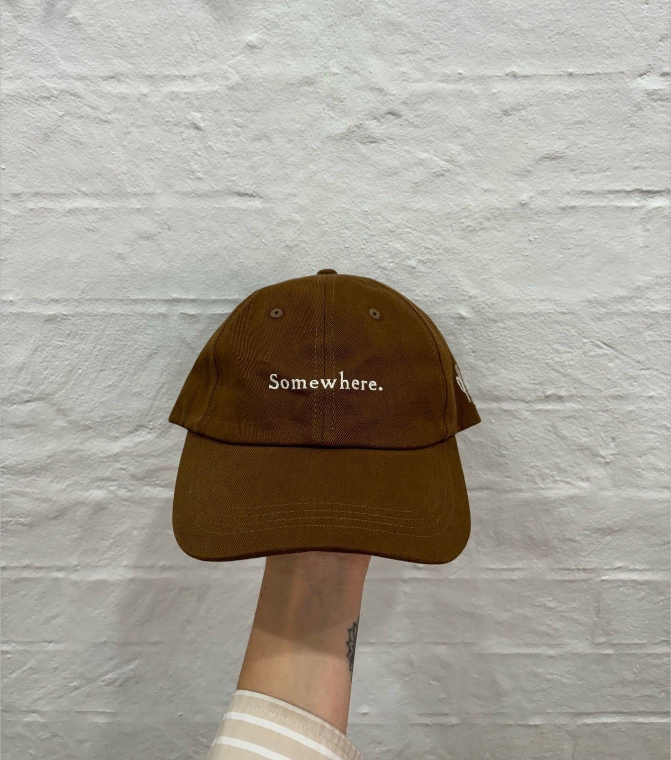 Somewhere dad cap - Chocolate
