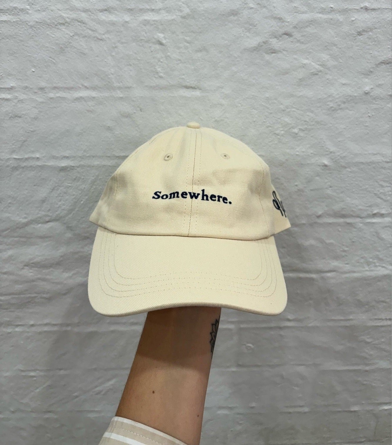 Somewhere dad cap - Cream