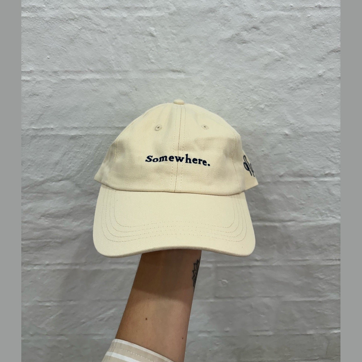 Somewhere dad cap - Cream