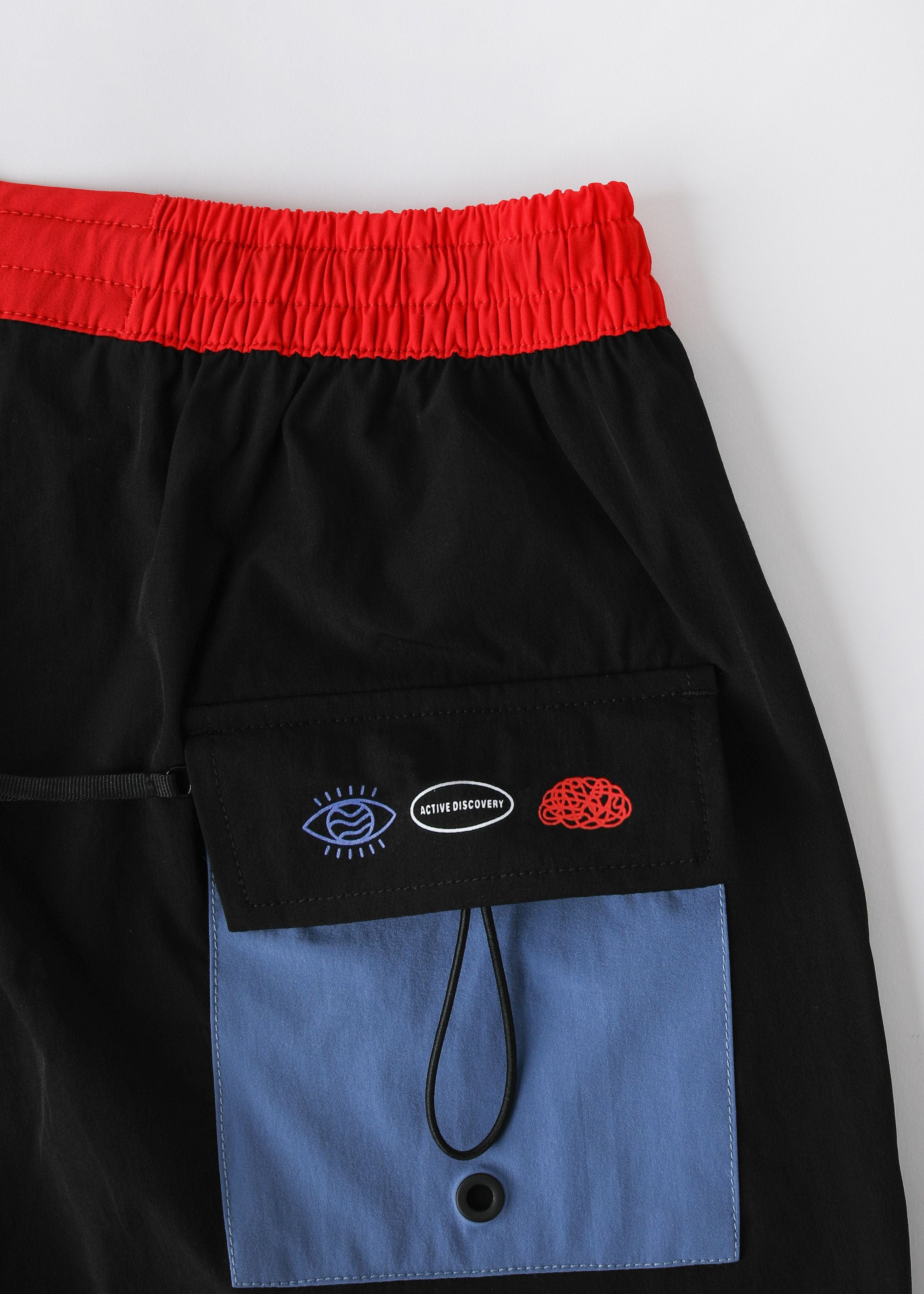 RIVVIA Rp motion daily ride short - Black/red