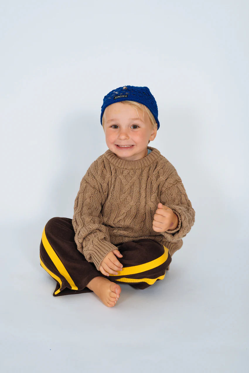 ATMOSEA kids cable knit - mocha