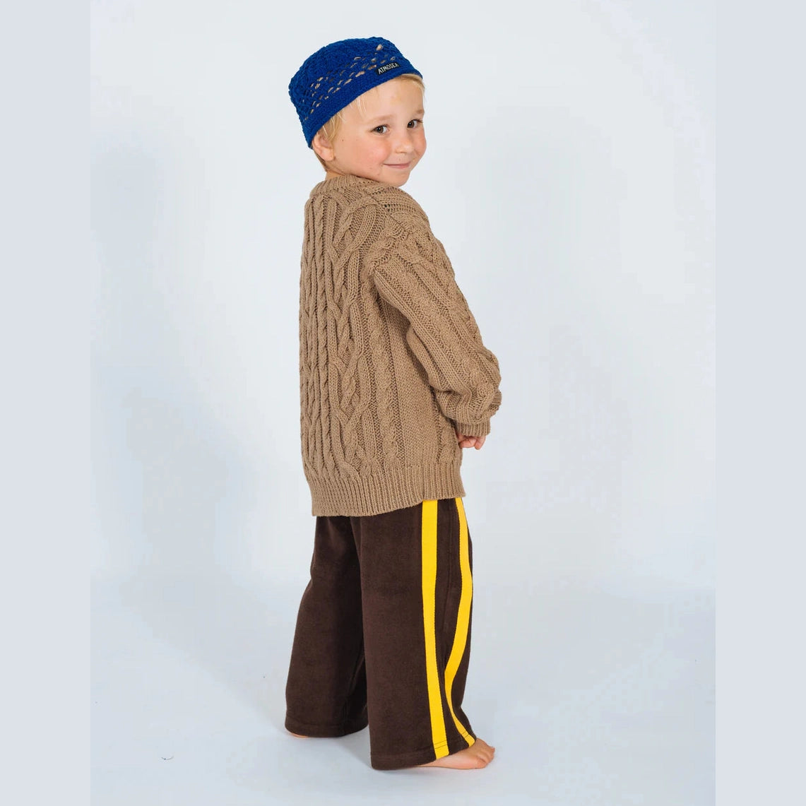 ATMOSEA kids cable knit - mocha