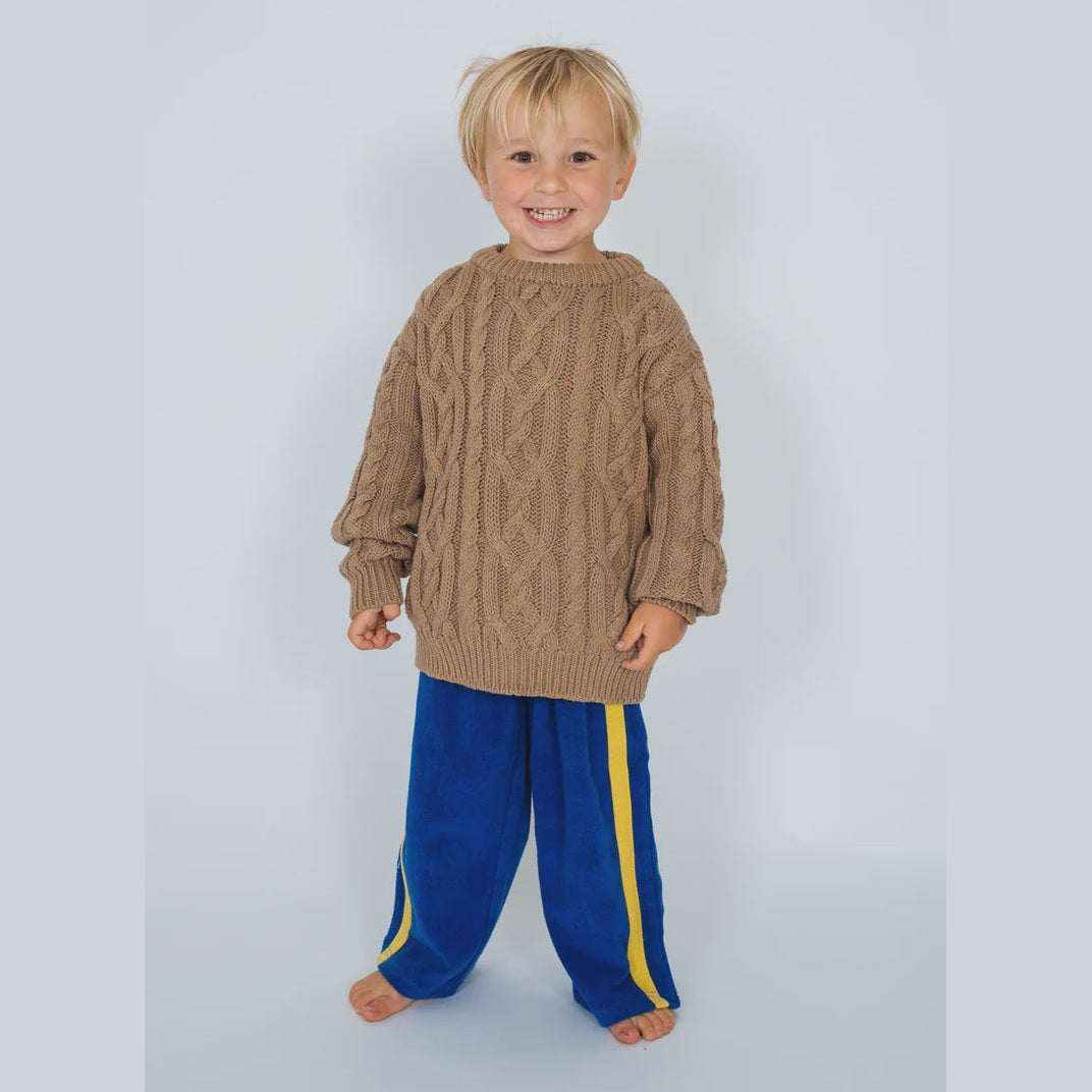 ATMOSEA kids cable knit - mocha