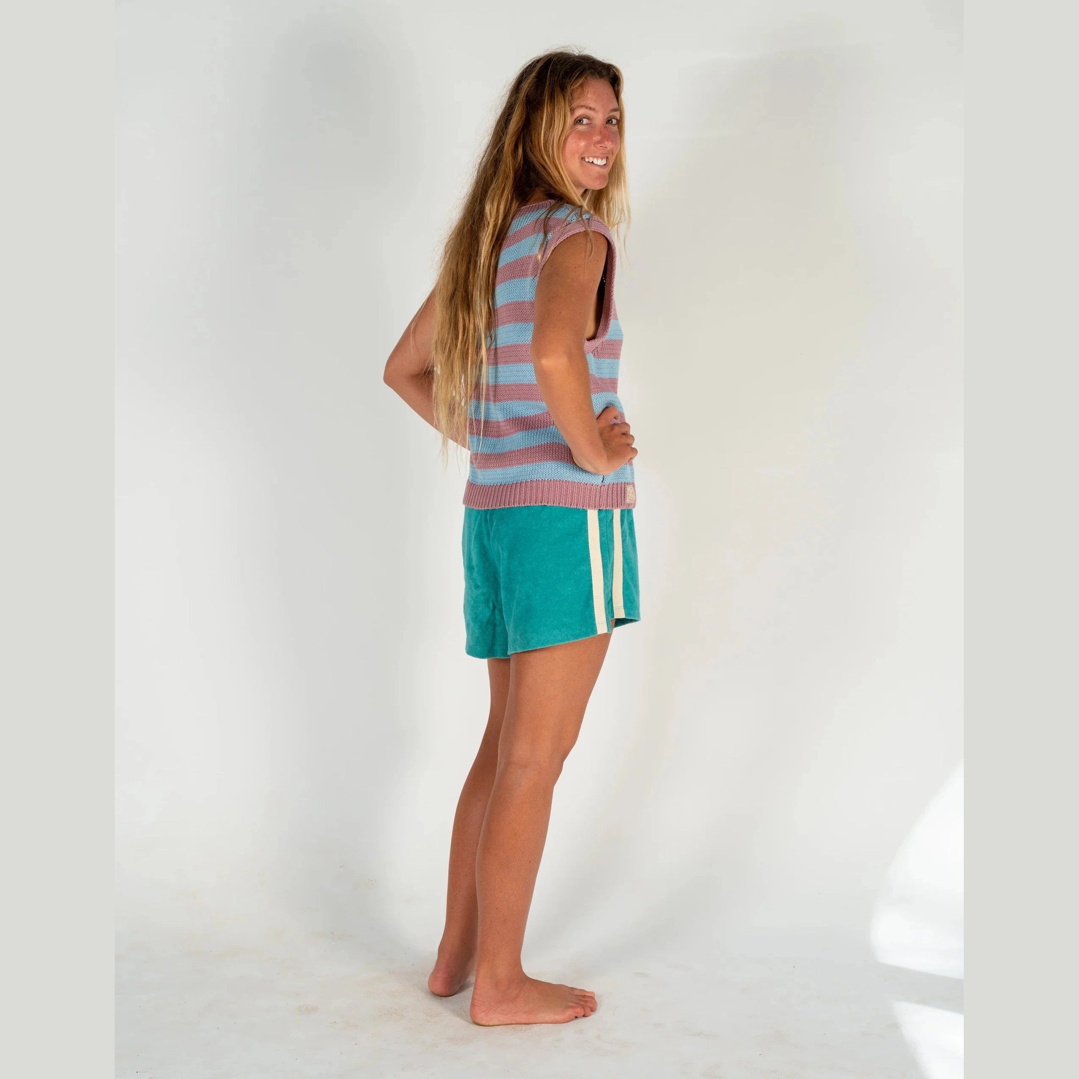 ATMOSEA Knit vest - Candy stripe