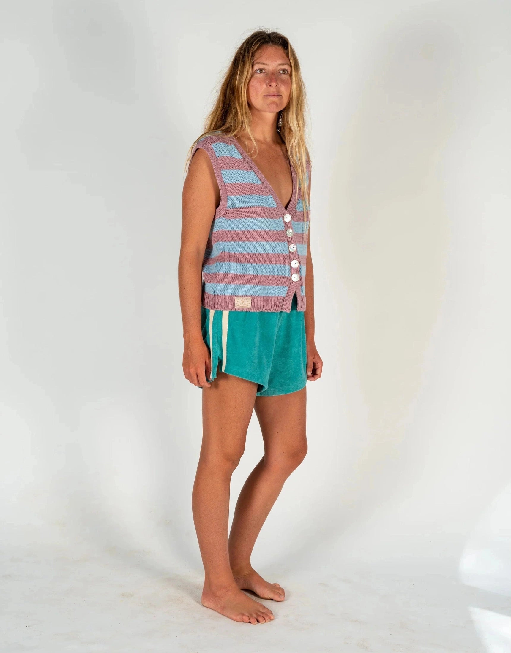ATMOSEA Knit vest - Candy stripe