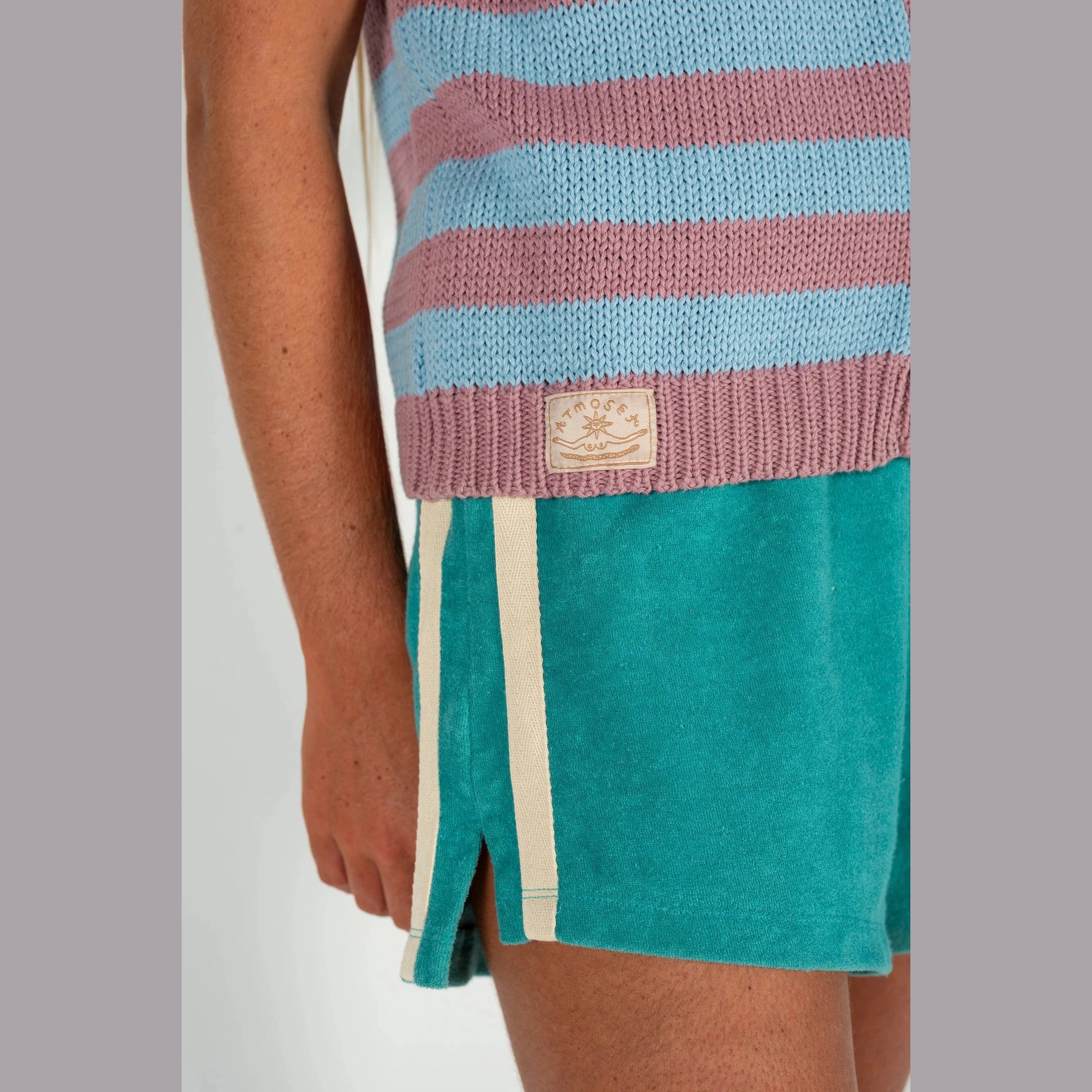 ATMOSEA Knit vest - Candy stripe