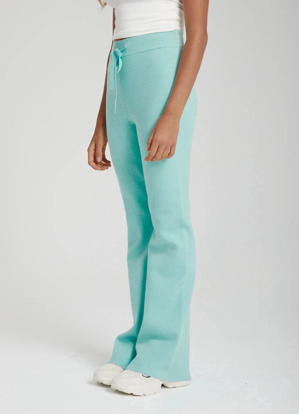 Summi Summi KNIT FLARES - AQUA