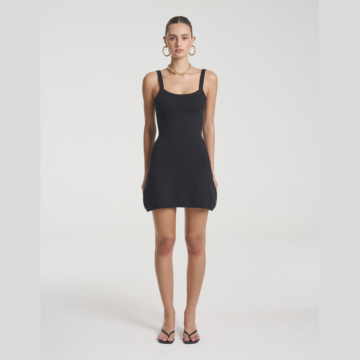 SUMMI SUMMI A-line Knit - Midnight Black