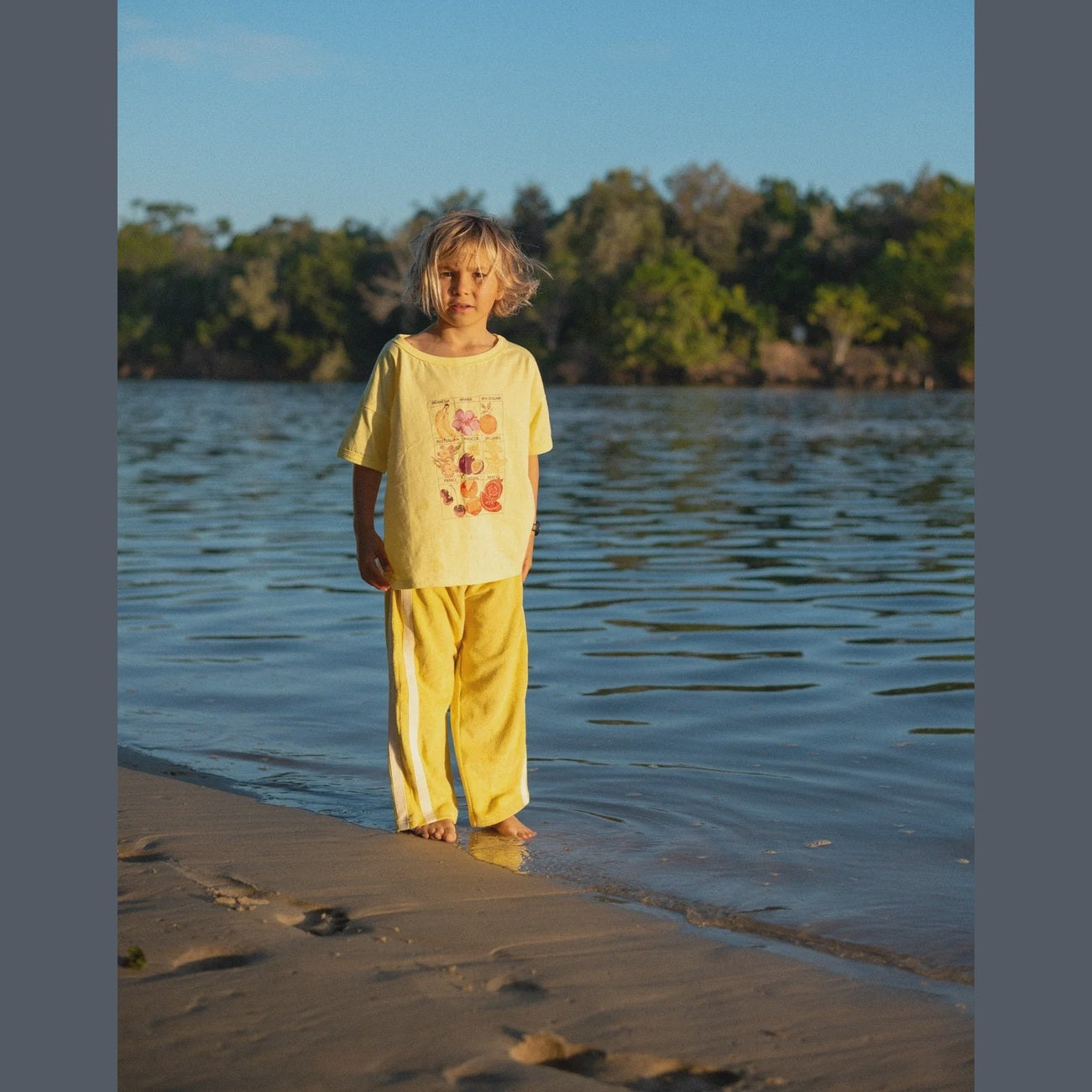 Atmosea Mini Terry Pant in Butter
