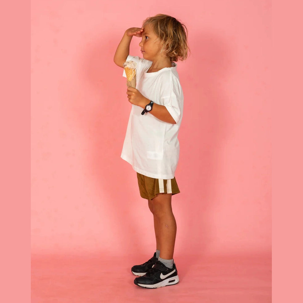 ATMOSEA Mini Terry Towelling Shorts - Army Green