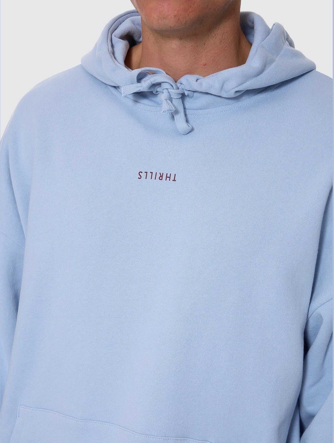 Thrills Minimal Thrills Slouch Pull On Hood - Placid Blue