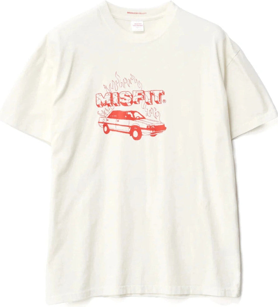 MISFIT Burning desire tee - Thrift white
