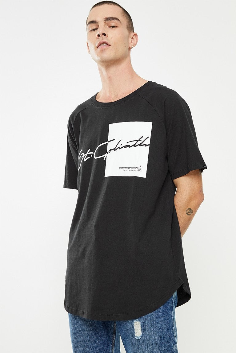 St goliath shadow s/s tee - black