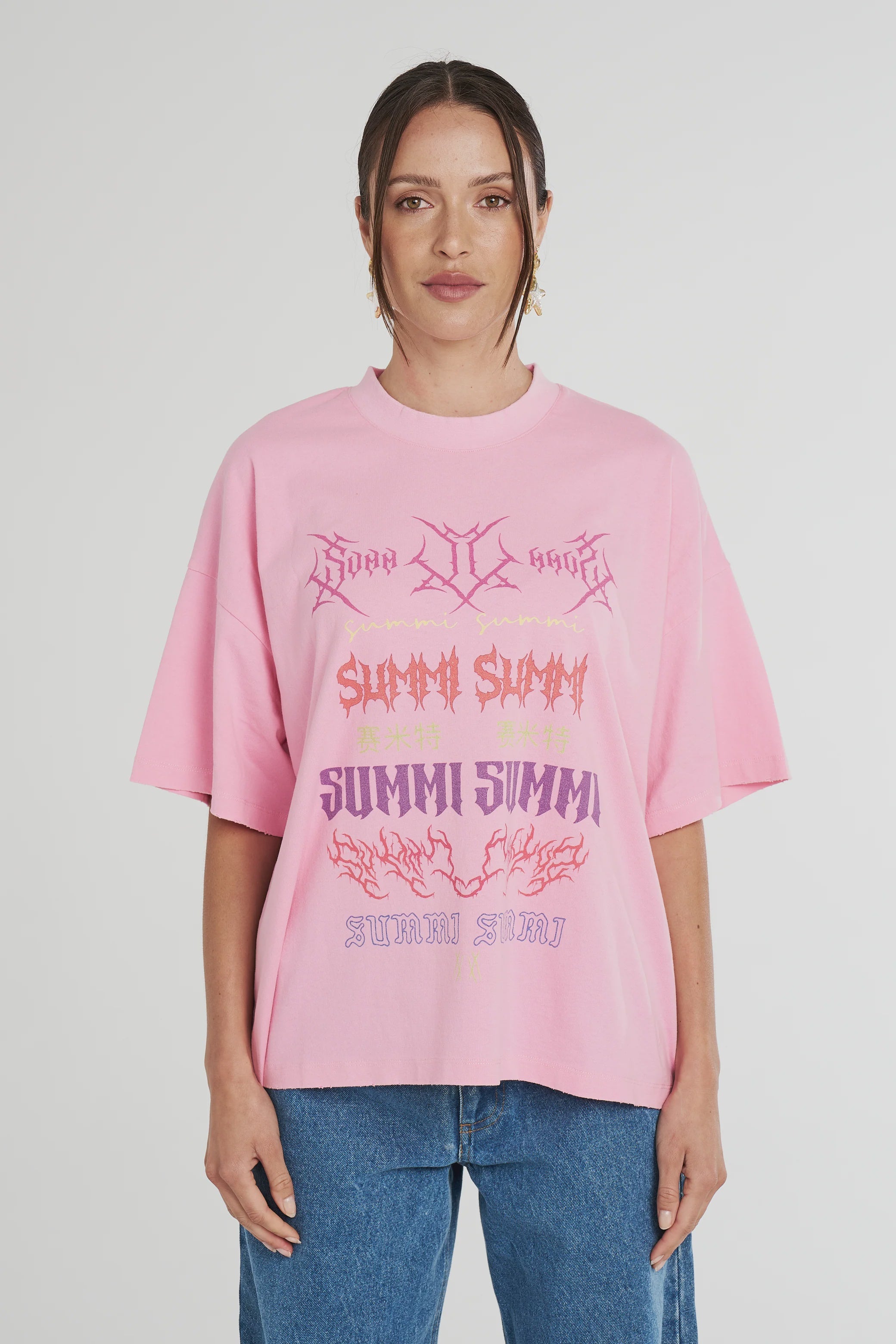 SUMMI SUMMI Band tee - Pink