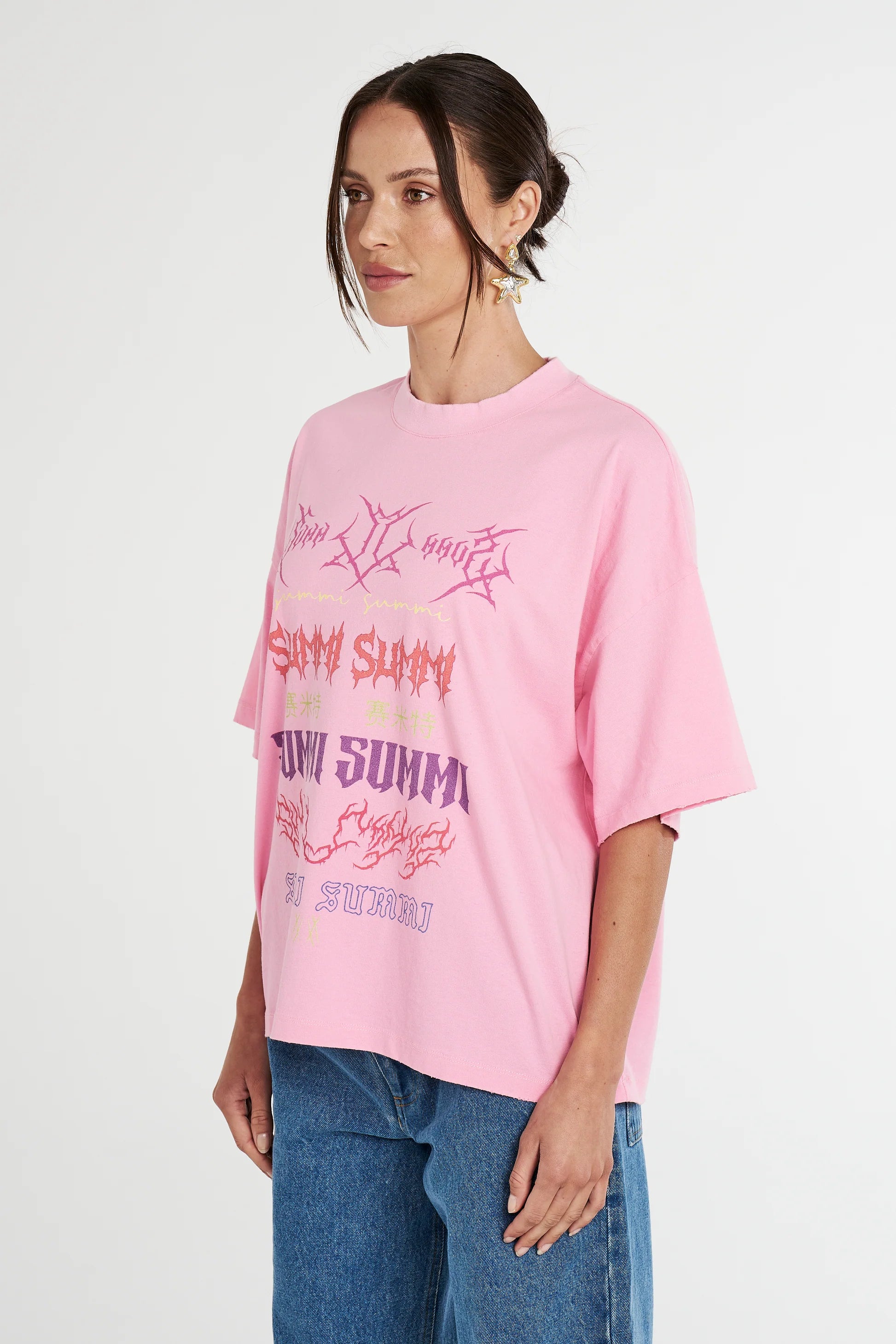 SUMMI SUMMI Band tee - Pink