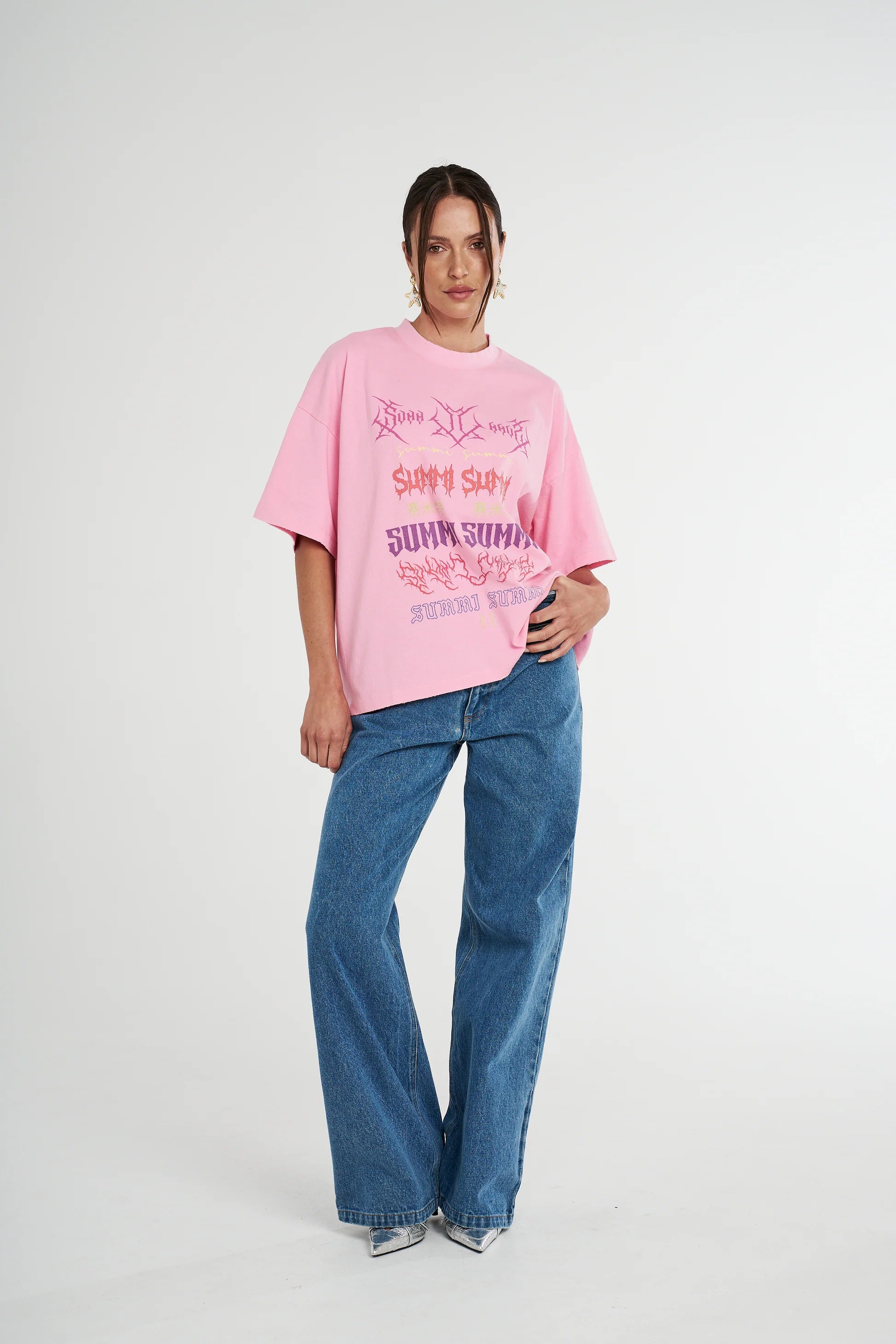 SUMMI SUMMI Band tee - Pink