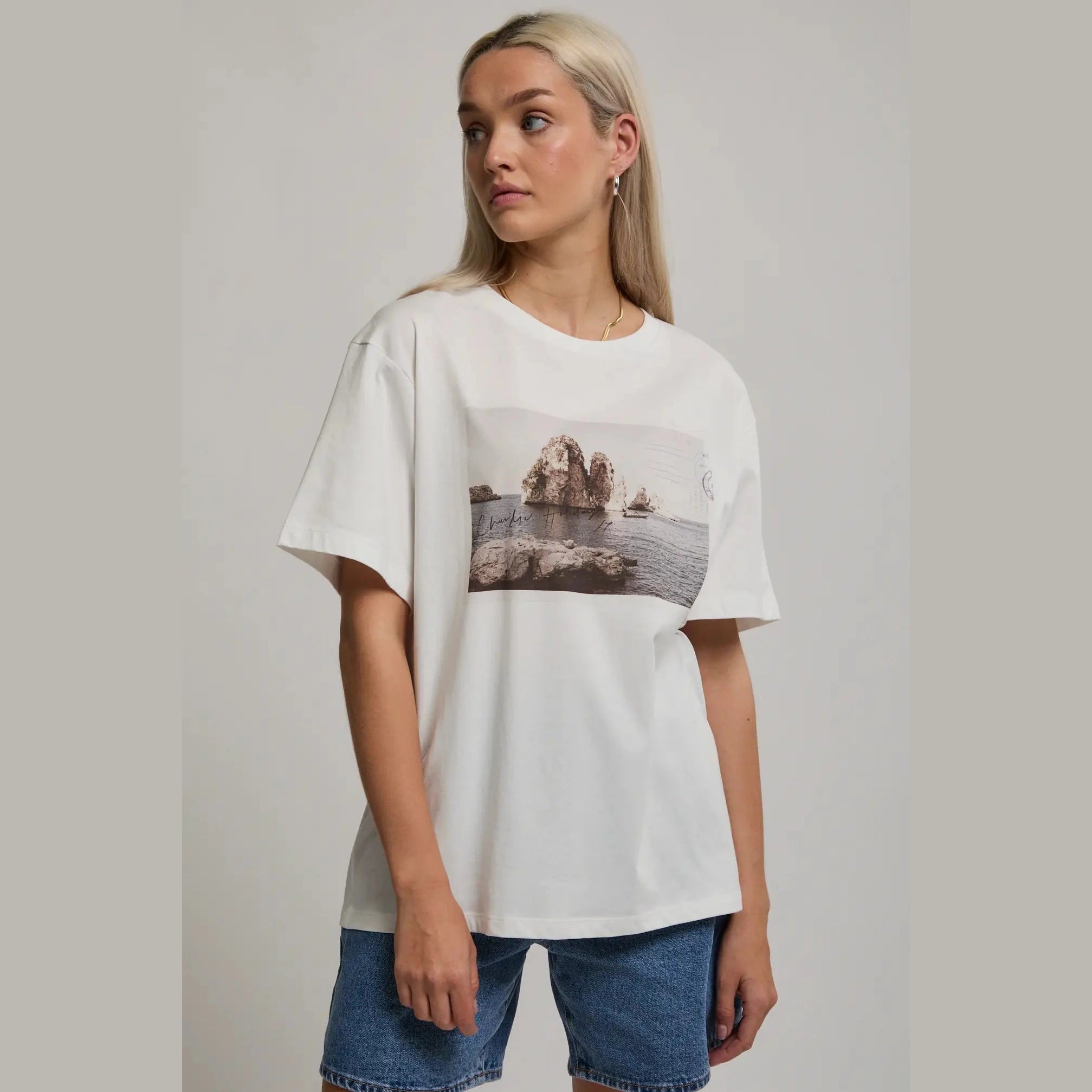 Charlie Holiday POSTCARD BOYFRIEND TEE