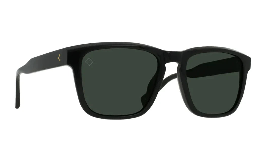 RAEN LUMIS Recycled Black/Green Polarized