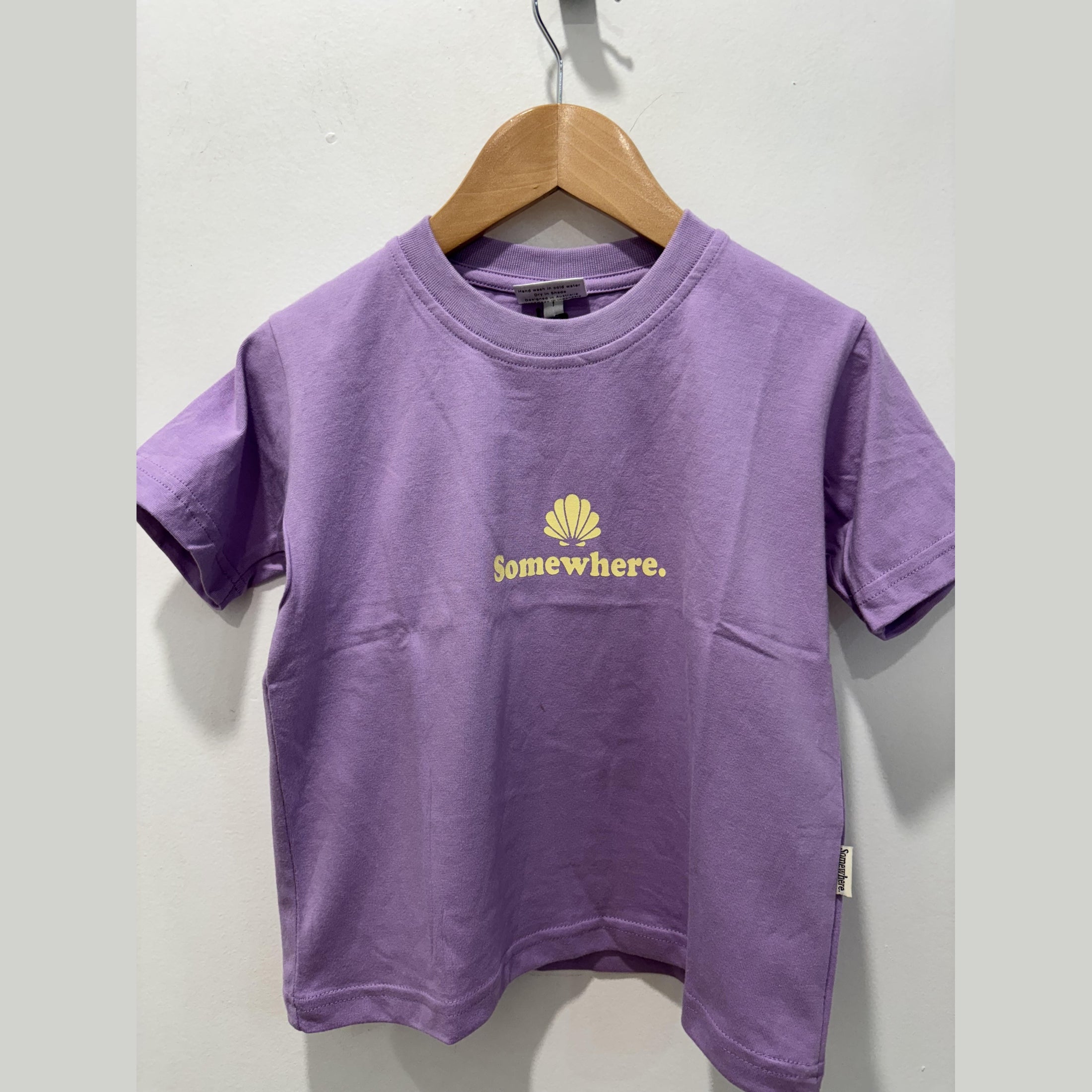 Somewhere Mini - Seashell Tee - Lilac