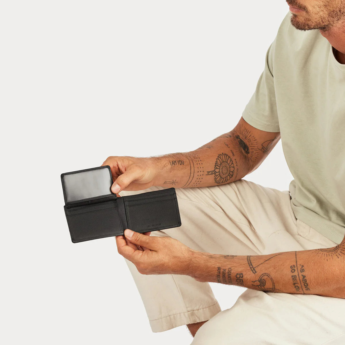 STATUS ANXIETY Jonah wallet - black