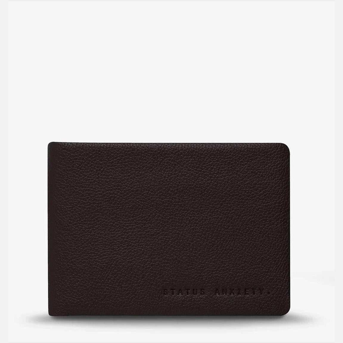 Status anxiety jonah wallet - chocolate