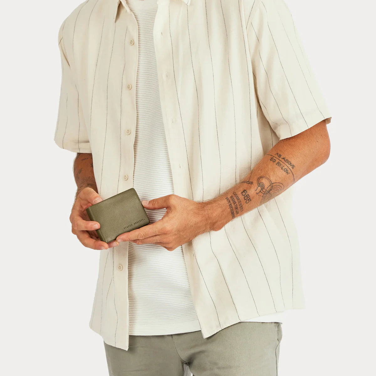 STATUS ANXIETY Jonah wallet - khaki