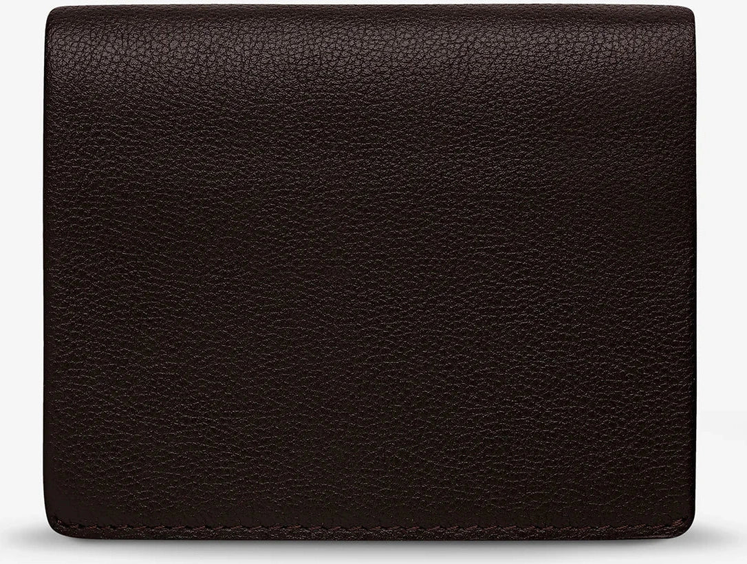 STATUS ANXIETY Nathaniel wallet - chocolate