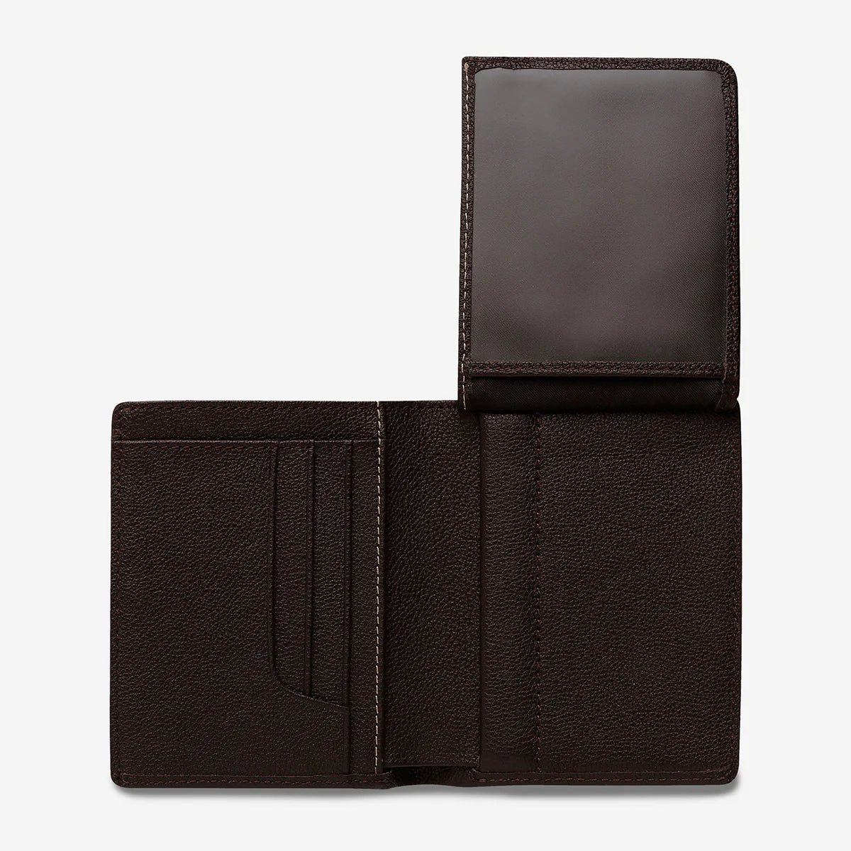 STATUS ANXIETY Nathaniel wallet - chocolate
