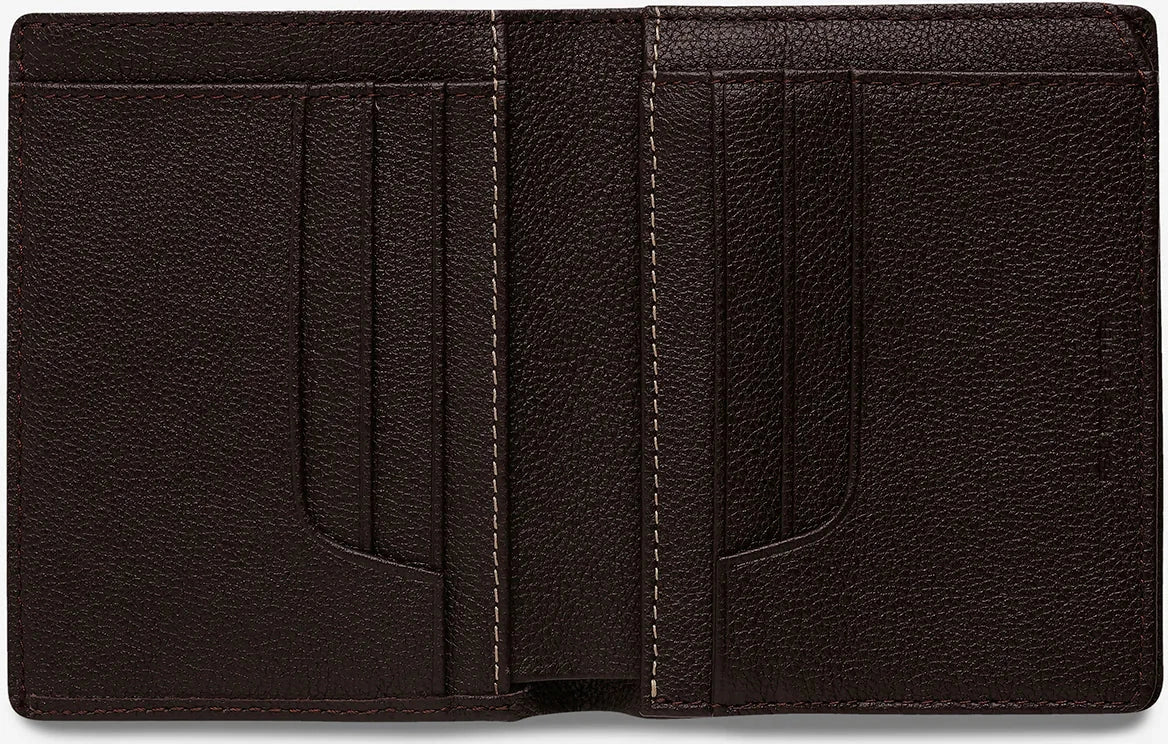 STATUS ANXIETY Nathaniel wallet - chocolate